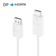 PureLink iSeries IS2000-010 aktywny kabel DisplayPort/HDMI 4K 18Gbps 1,0m biały