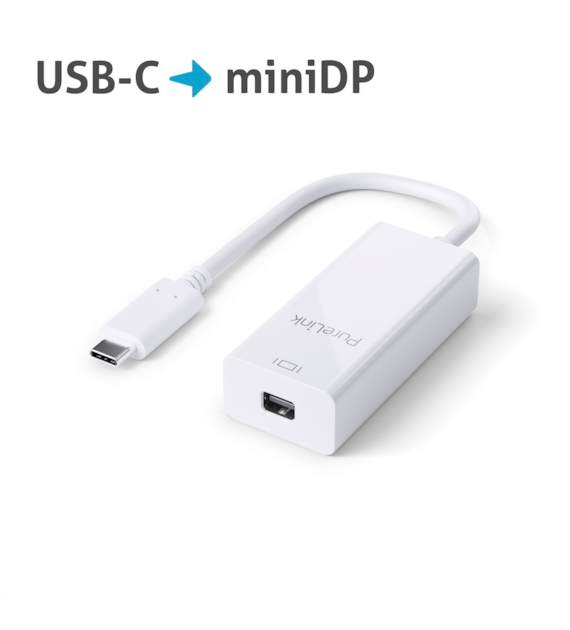 PureLink iSeries IS210 adapter USB-C/Mini DisplayPort 4k@60Hz biały