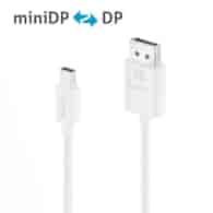 PureLink iSeries IS2120-030 dwukierunkowy kabel mini DisplayPort/DisplayPort 4K@60Hz 3,0m biały