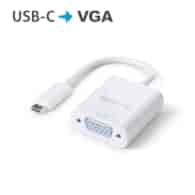 PureLink iSeries IS220 aktywny adapter USB-C/VGA 0,1m biały
