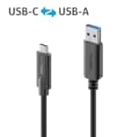PureLink iSeries IS2611-005 kabel USB-C/USB-A 3.1(Gen 2) 10Gbps 0,5m czarny