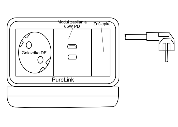 PureLink Mediahub2 M2-ENC05-1052

 Obudowa wolnostojąca na 5 modułów szara