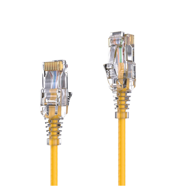 PureLink MC1503-0025 kabel Cat.6 Patchcord SLIM UTP 0,25m żółty