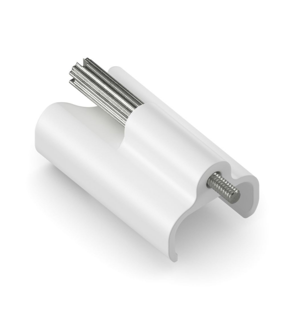 PureLink Purelnstall MicroX4 PI-TLS101 Tru-Lock zdejmowany zatrzask zabezpieczający ProAV do USB-C biały