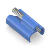 PureLink Purelnstall MicroX4 PI-TLS102 Tru-Lock zdejmowany zatrzask zabezpieczający ProAV do USB-C niebieski