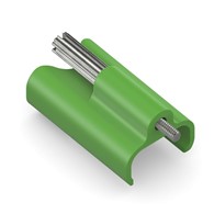 PureLink Purelnstall MicroX4 PI-TLS104 Tru-Lock zdejmowany zatrzask zabezpieczający ProAV do USB-C zielony