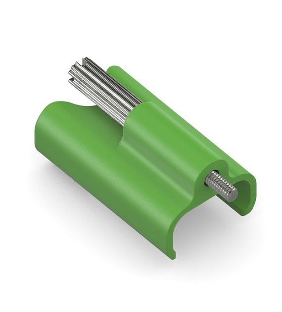 PureLink Purelnstall MicroX4 PI-TLS104 Tru-Lock zdejmowany zatrzask zabezpieczający ProAV do USB-C zielony