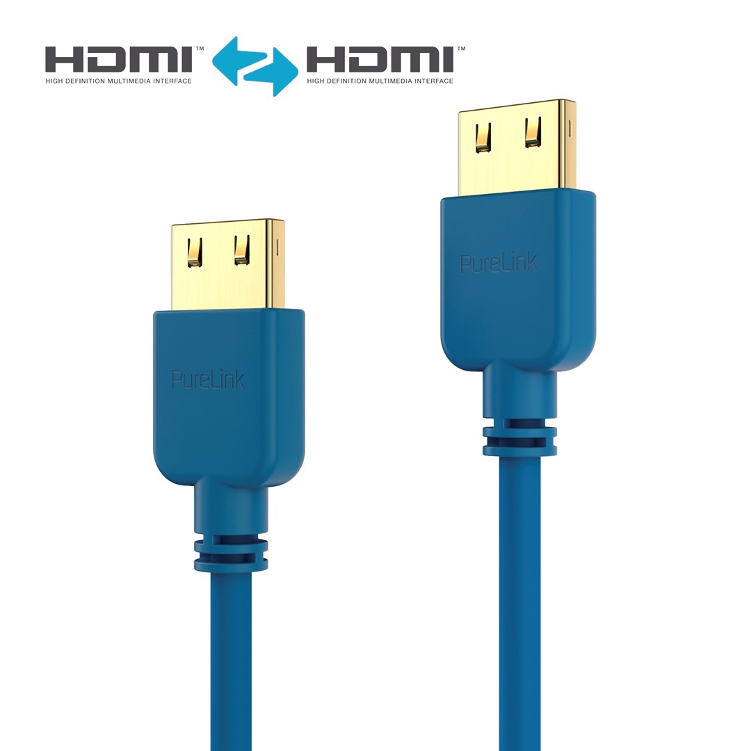 PureLink PureInstall PI0502-015 kabel HDMI z Ethernethem 4K/UHD 18Gbps 1,5m niebieski