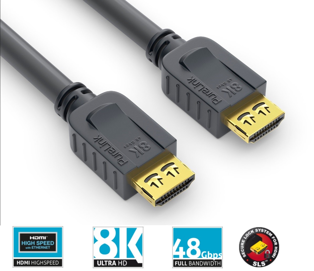 PureLink Purelnstall PI1010-020 kabel HDMI 2.1 eARC 8K 48Gbps 2,0m
