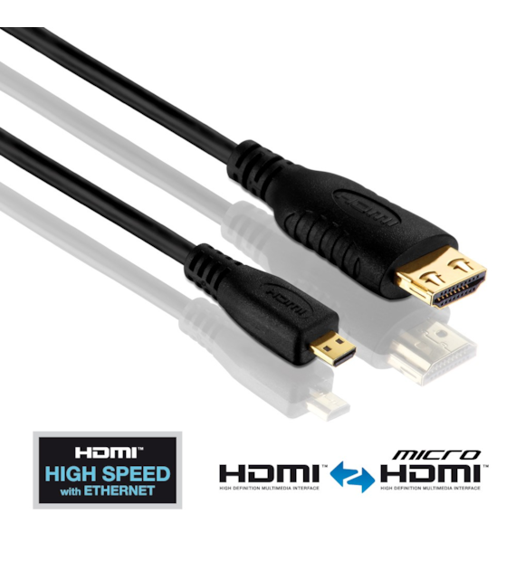 PureLink PureInstall PI1300-020 kabel HDMI/Micro HDMI 2,0m