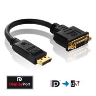 PureLink PI170 PureInstall adapter DisplayPort/DVI 0,1m