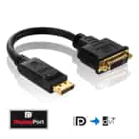 PureLink PureInstall PI170 adapter DisplayPort/DVI 0,1m