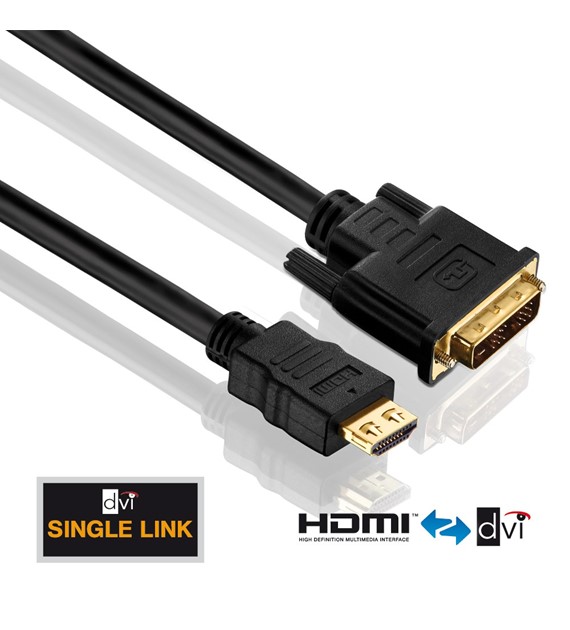 PureLink Purelnstall PI3000-005 kabel HDMI/DVI 0,5m