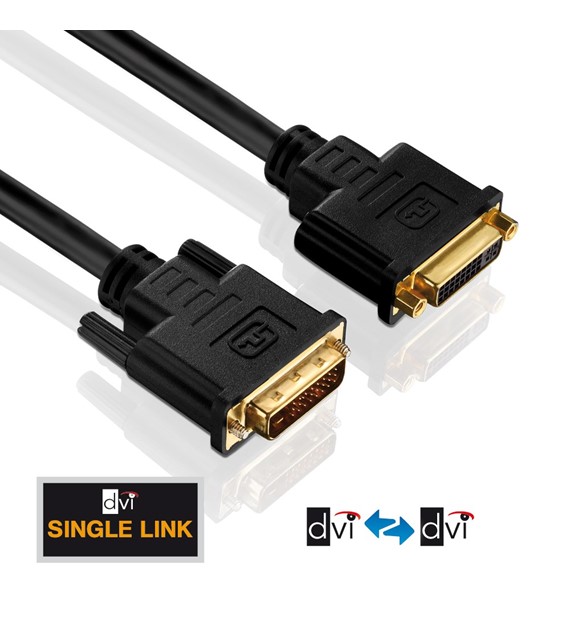 PureLink PureInstall PI4100-010 kabel przedłużający DVI Single Link 1,0m