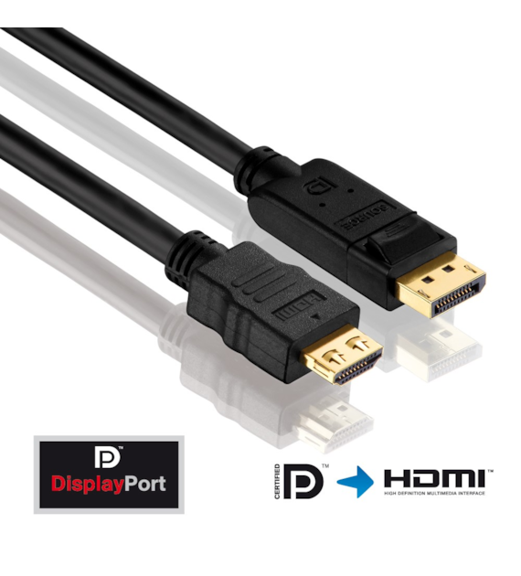 PureLink PureInstall PI5100-020 kabel DisplayPort/HDMI 2,0m