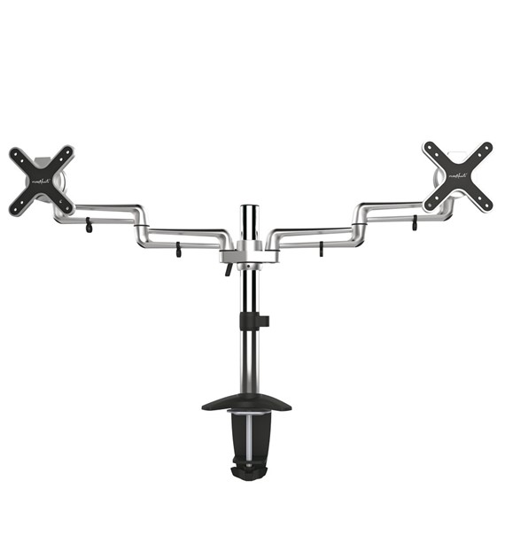 PureLink PureMounts PM-STYLE-DM-23D regulowany uchwyt na biurko dla dwóch monitorów/telewizorów 13-27 