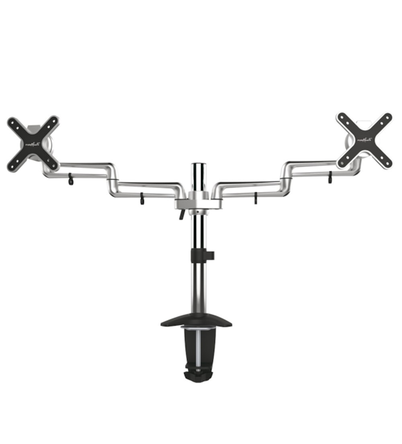 PureLink PureMounts PM-STYLE-DM-23D regulowany uchwyt na biurko dla dwóch monitorów/telewizorów 13-27 