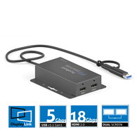 PureLink PureTools PT-C-U3HD-DL Konwerter USB 3.2 Gen1 DisplayLink z obsługą dwóch ekranów 4K 60Hz (HDMI)