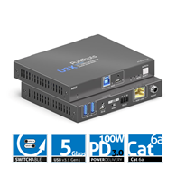PureLink PureTools PT-E-U321-H Przełącznik i przedłużacz danych USB3 HDBaseT 2x1 po stronie hosta