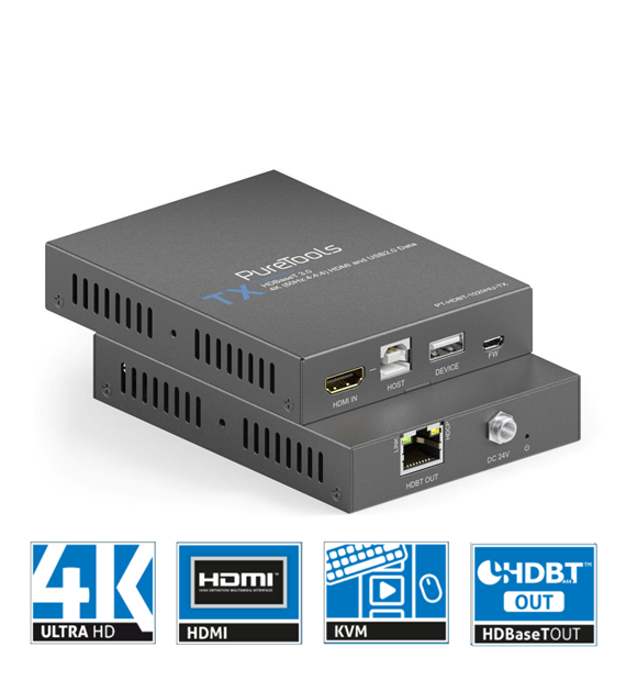 PureLink PureTools PT-HDBT-1020HU-TX nadajnik HDMI i USB 2.0 HDBaseT 3.0