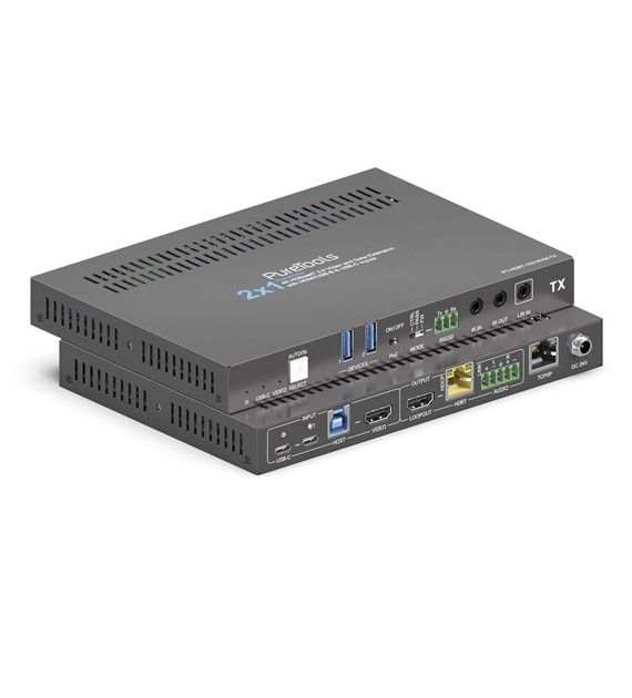 PureLink PureTools PT-HDBT-1021KVM-TX Nadajnik KVM 2x1 18Gbps HDBaset 3.0