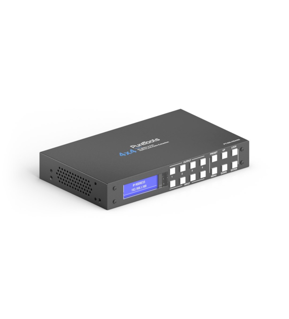 PureLink PureTools PT-MA-HD44M 4K/HDR10 4x4 18Gbps matryca HDMI z ekstrakcją dźwięku