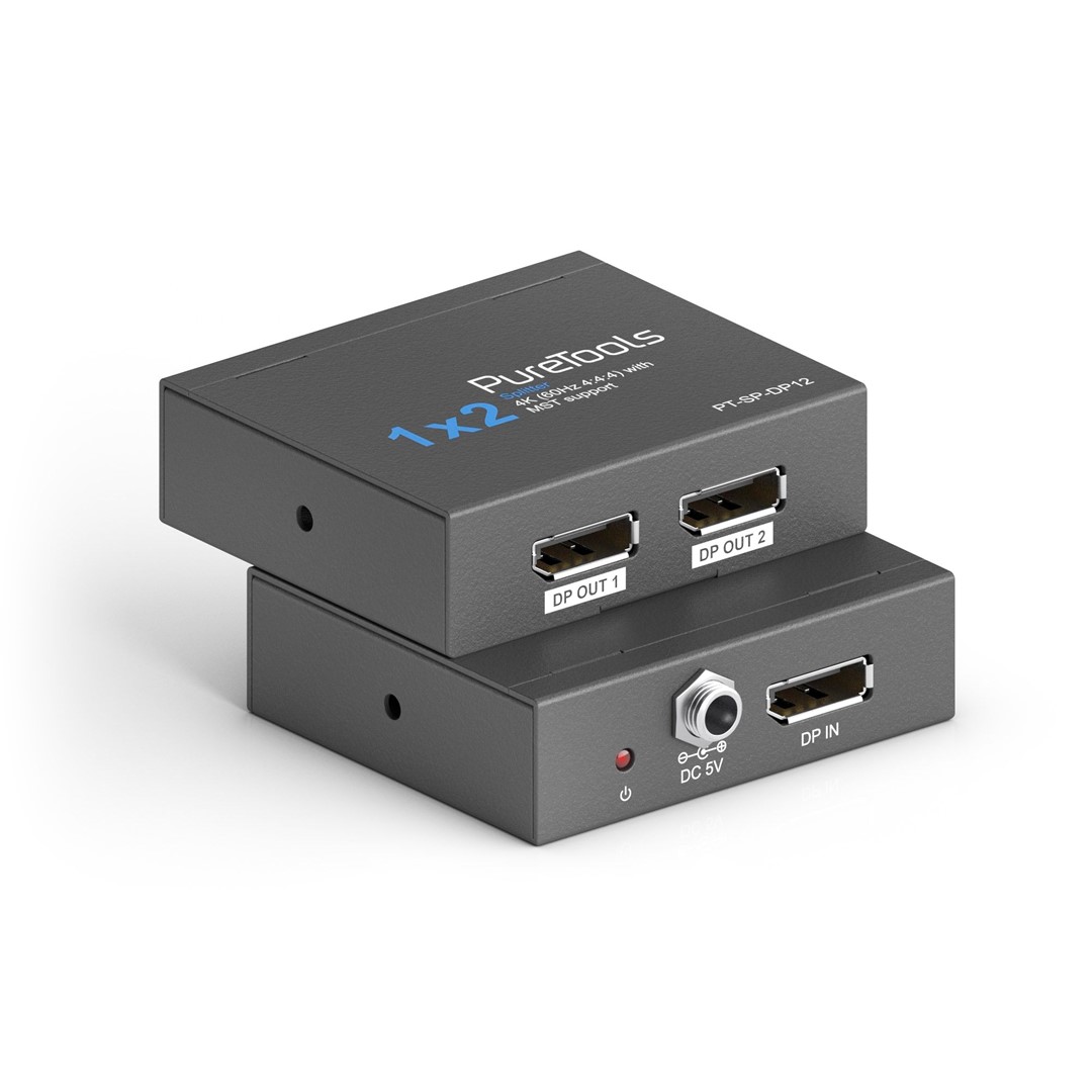 PureLink PureTools PT-SP-DP12 rozdzielacz DisplayPort 1x2 4K 21,6Gbps