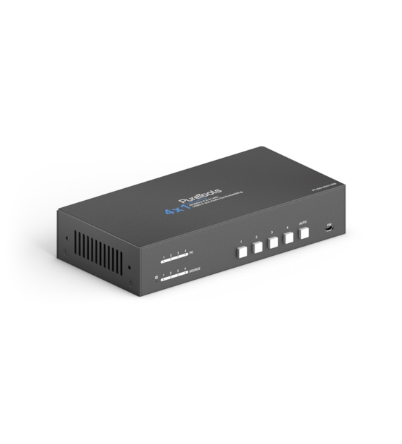 PureLink PureTools PT-SW-HD41USB przełącznik HDMI 4x1 USB 3.2 4K 18Gbps z KVM