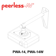 Peerless-AV PWA-14 uchwyt ścienny do projektora, czarny