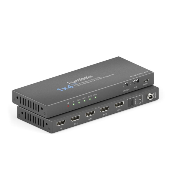 PureLink PureTools PT-SP-HD14-48G rozdzielacz 1x4 HDMI 2.1 EDID 8K/HDR 48Gbps