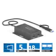 PureLink PureTools PT-C-U3HD-DL Konwerter USB 3.2 Gen1 DisplayLink z obsługą dwóch ekranów 4K 60Hz (HDMI)