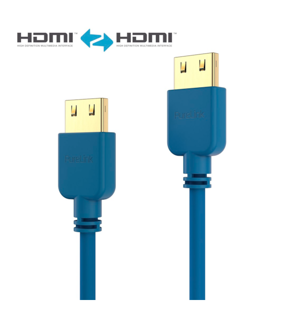 PureLink PureInstall PI0502-020 kabel HDMI z Ethernethem 4K/UHD 18Gbps 2,0m niebieski