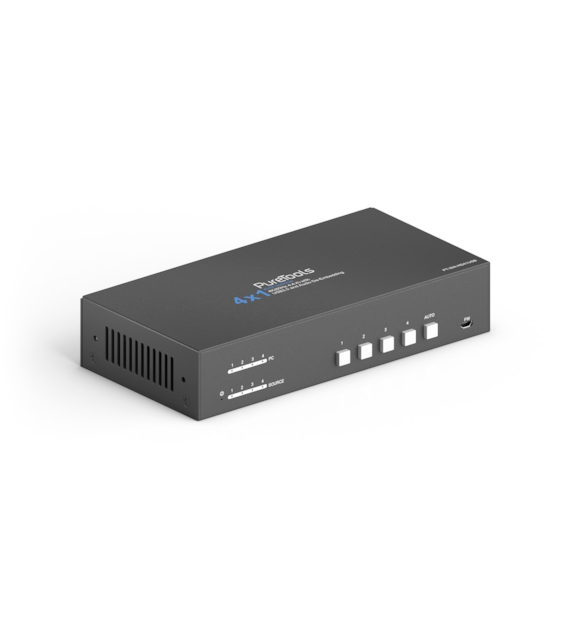 PureLink PureTools PT-SW-HD41USB przełącznik HDMI 4x1 USB 3.2 4K 18Gbps z KVM