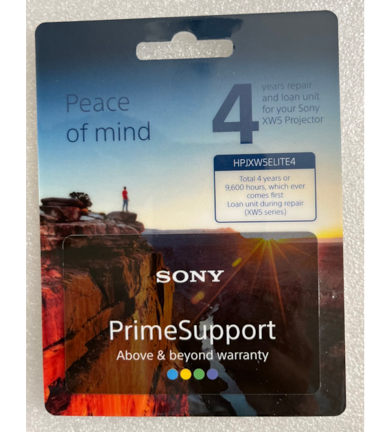 Sony PSP.VPLXW5.EC.4  pakiet przedłużający gwarancję do 4 lat dla projektora Sony VPL-XW5000ES