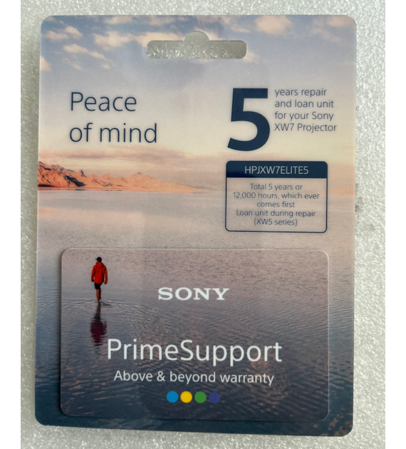 Sony PSP.VPLXW7.EC.5 pakiet przedłużający gwarancję do 5 lat do projektora Sony VPL-XW7000ES