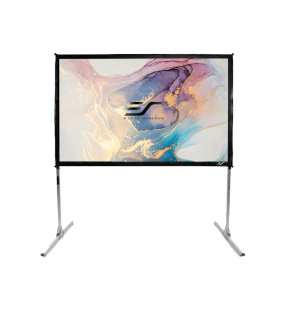 Elite Screens QuickStand Fast Fold Pro Q150H1 CineWhite, pow. robocza 332x187cm, 16:9 przenośny ekran ramowy