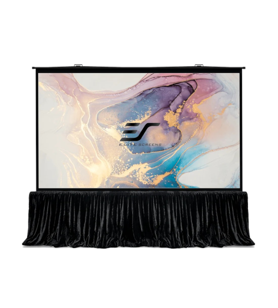 Elite Screens QuickStand 5-second QS180HD MaxWhite FG, pow. robocza 399x224cm, 16:9 przenośny ekran ramowy
