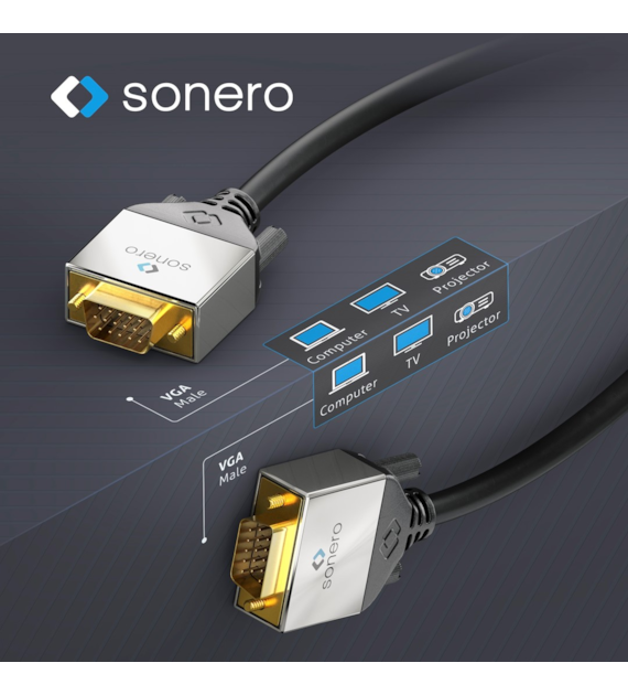 Sonero S-VC000-100 kabel VGA 10,0m