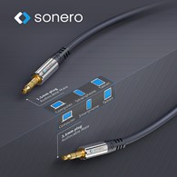 Sonero SAC500-005 mini Jack Audio Stereo kabel 0,5m