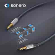 Sonero SAC500-100 mini Jack Audio Stereo kabel 10,0m