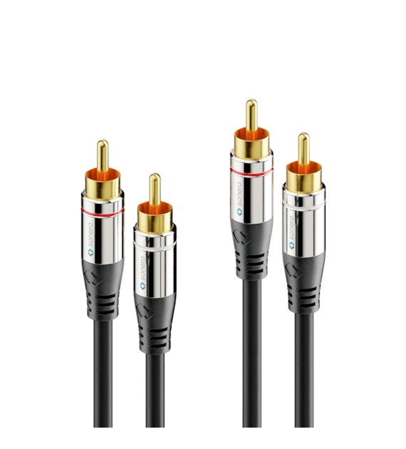 Sonero SAC700-005 2x RCA (Cinch) Stereo Audio kabel 0,5m