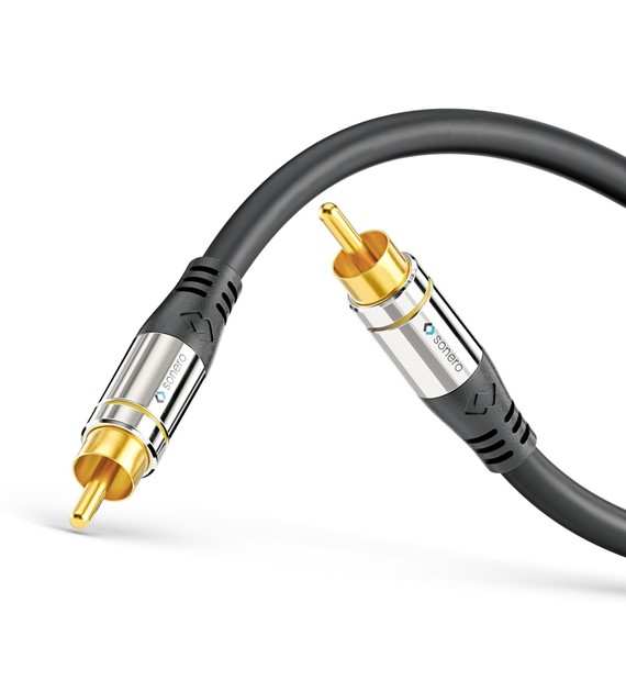 PureLink Sonero SAC800-015 kabel audio S/PDIF RCA 1,5m, czarny