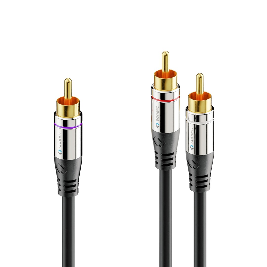 PureLink Sonero SAC900-020 kabel premium RCA-2x RCA do subwoofera 2,0m