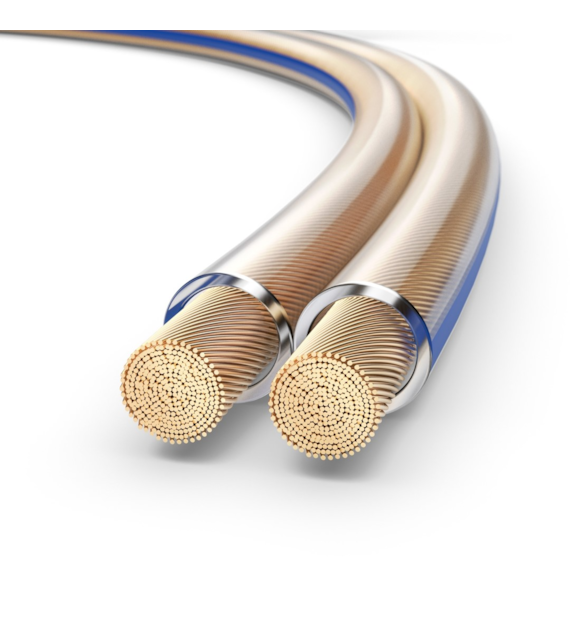 PureLink SESP000-100 przewód głośnikowy OFC 2x1,5mm², rolka 100,0m, przezroczysty