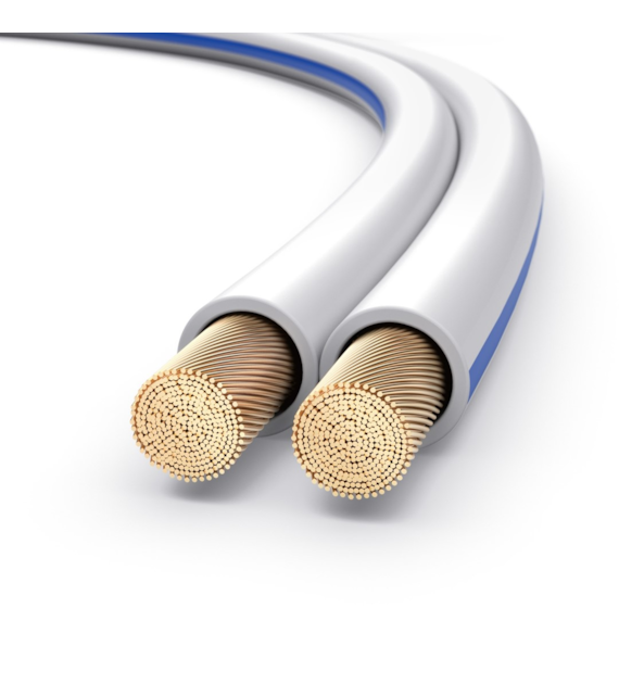 PureLink SESP001-015 przewód głośnikowy OFC 2x1,5mm² 15,0m, biały