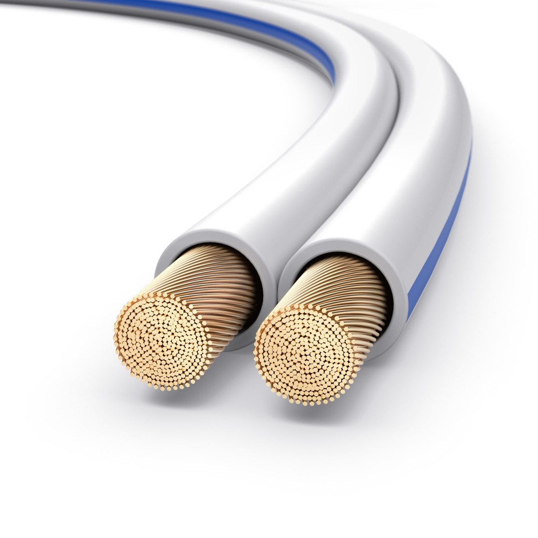 PureLink SESP001-030 przewód głośnikowy OFC 2x1,5mm² 30,0m, biały