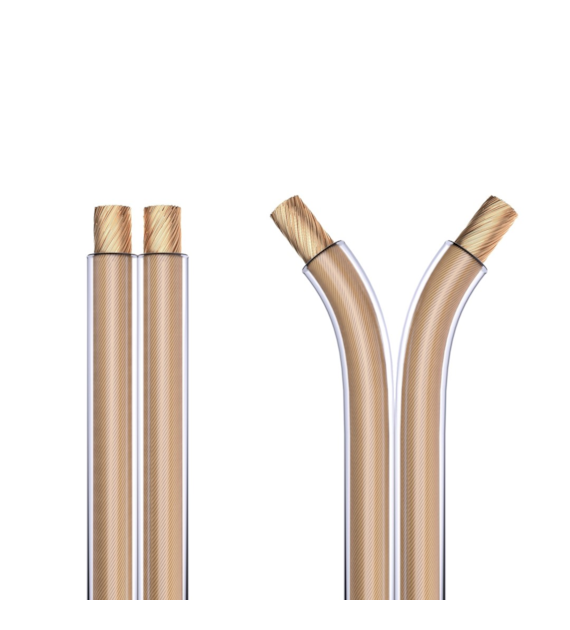 PureLink SESP020-100M przewód głośnikowy OFC 2x4mm², 1 metr bieżący, przezroczysty