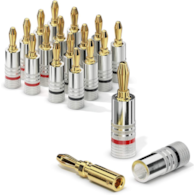 Sonero SSC000-16 wtyk głośnikowy bananowy 16 szt