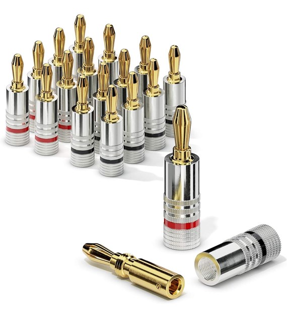 Sonero SSC000-16 wtyk głośnikowy bananowy 16 szt