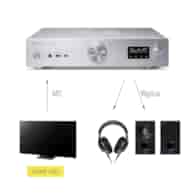 Technics SU-GX70EG-S Klasa Grand – sieciowy wzmacniacz audio, srebrny